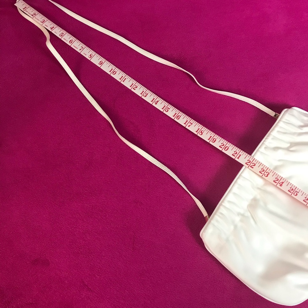 VTG Anne Klein for Calderon White Leather Purse - Picture 15 of 16